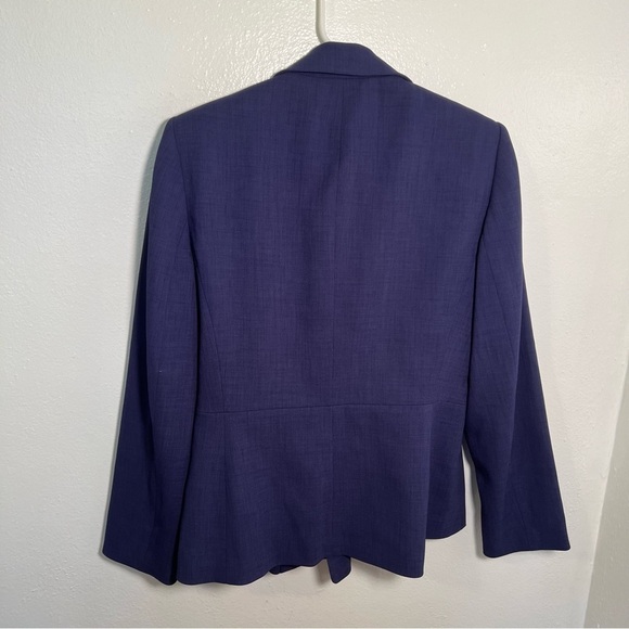Kasper Side-Tie Blazer Dark Blue 4 - Picture 6 of 9